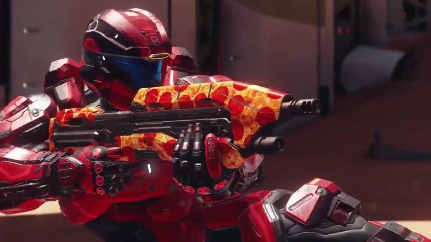 Разработчики Halo 5 подарили игрокам скин пиццы - изображение обложка