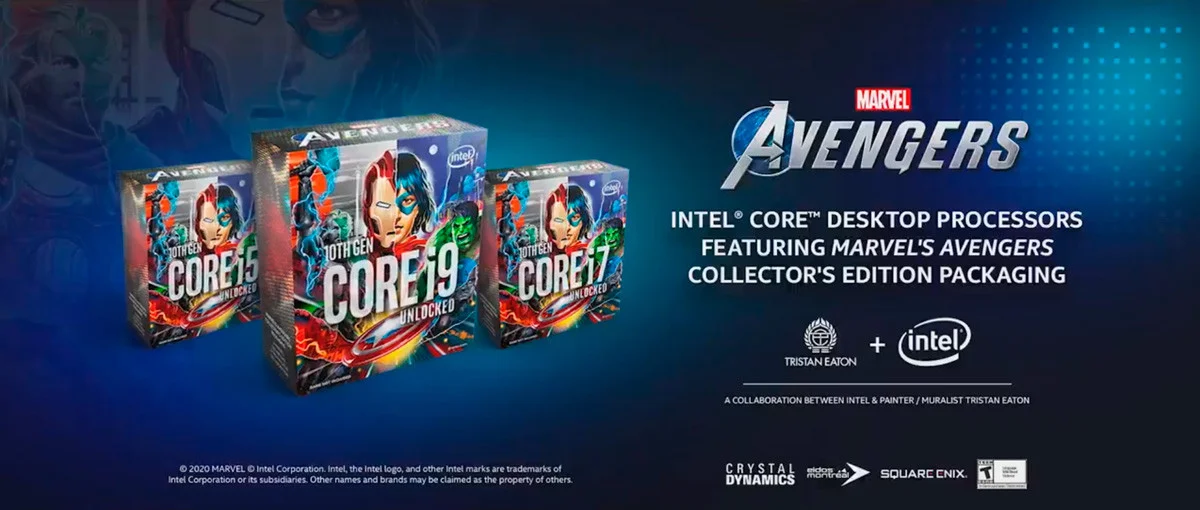 Intel подтвердила запуск процессоров вместе с Marvel — с соответствующим оформлением - фото 1