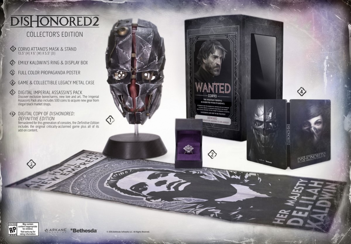 Новый трейлер Dishonored 2 посвятили способностям Эмили и Корво - изображение 1 Новый трейлер Dishonored 2 посвятили способностям Эмили и Корво - фото 1