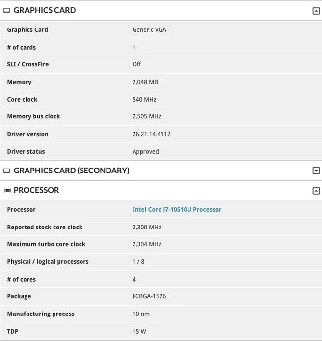 В базе данных 3DMark появились возможные спецификации NVIDIA MX450 - фото 1
