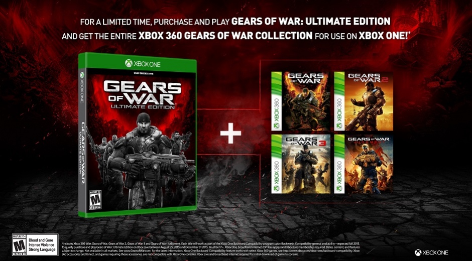 Покупатели обновленной Gears of War получат всю серию в подарок - изображение 1 Покупатели обновленной Gears of War получат всю серию в подарок - фото 1