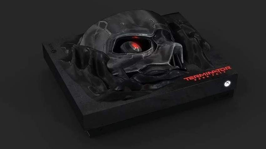 Представлена Xbox One X с черепом Терминатора - изображение обложка