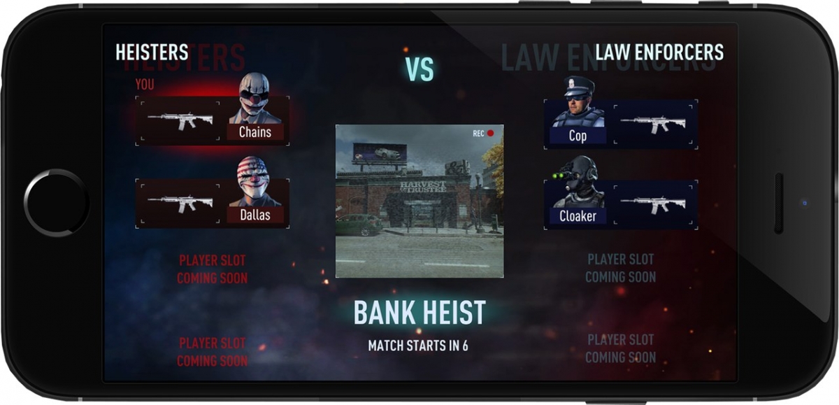 В мобильной Payday игроки смогут встать на сторону полицейских - изображение 3 В мобильной Payday игроки смогут встать на сторону полицейских - фото 3