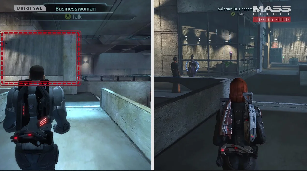 Новые кадры оригинала и ремастера трилогии Mass Effect сравнили - фото 1