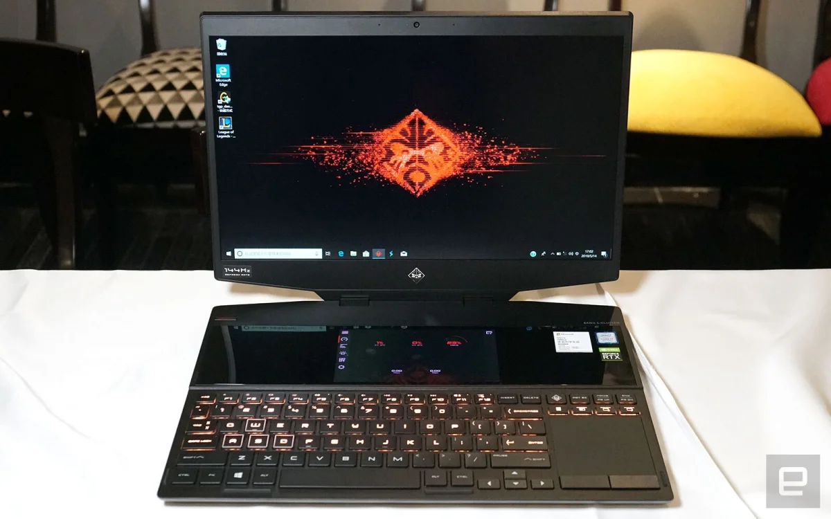 HP представила игровой ноутбук HP Omen X 2S с дополнительным экраном - фото 2