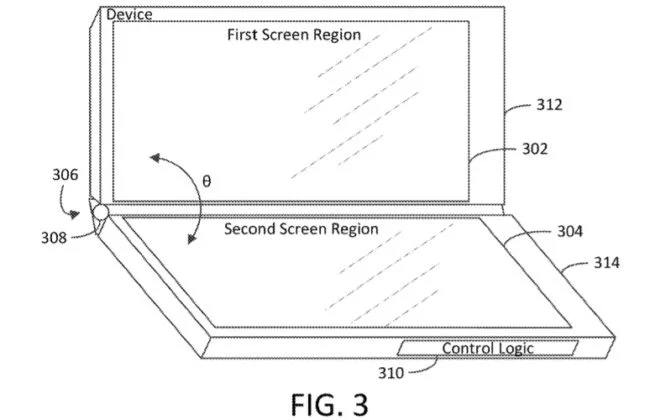 Microsoft запатентовала складной смартфон с тремя экранами - фото 1