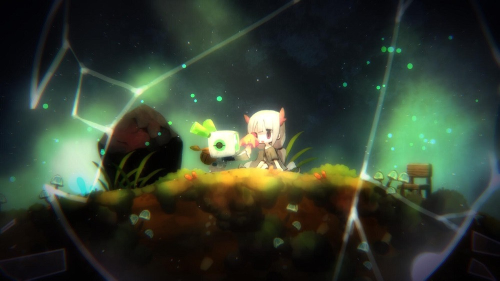 Последняя девочка и маленький робот в релизном трейлере Void Terrarium - изображение обложка