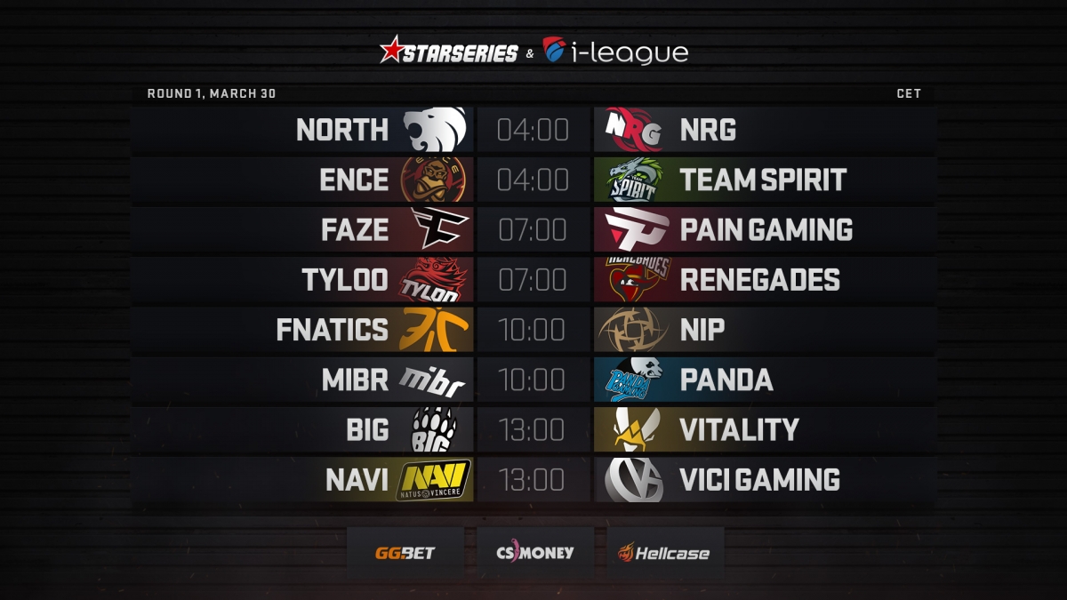 Стали известны первые пары турнира StarSeries i-League CS:GO Season 7 - фото 1
