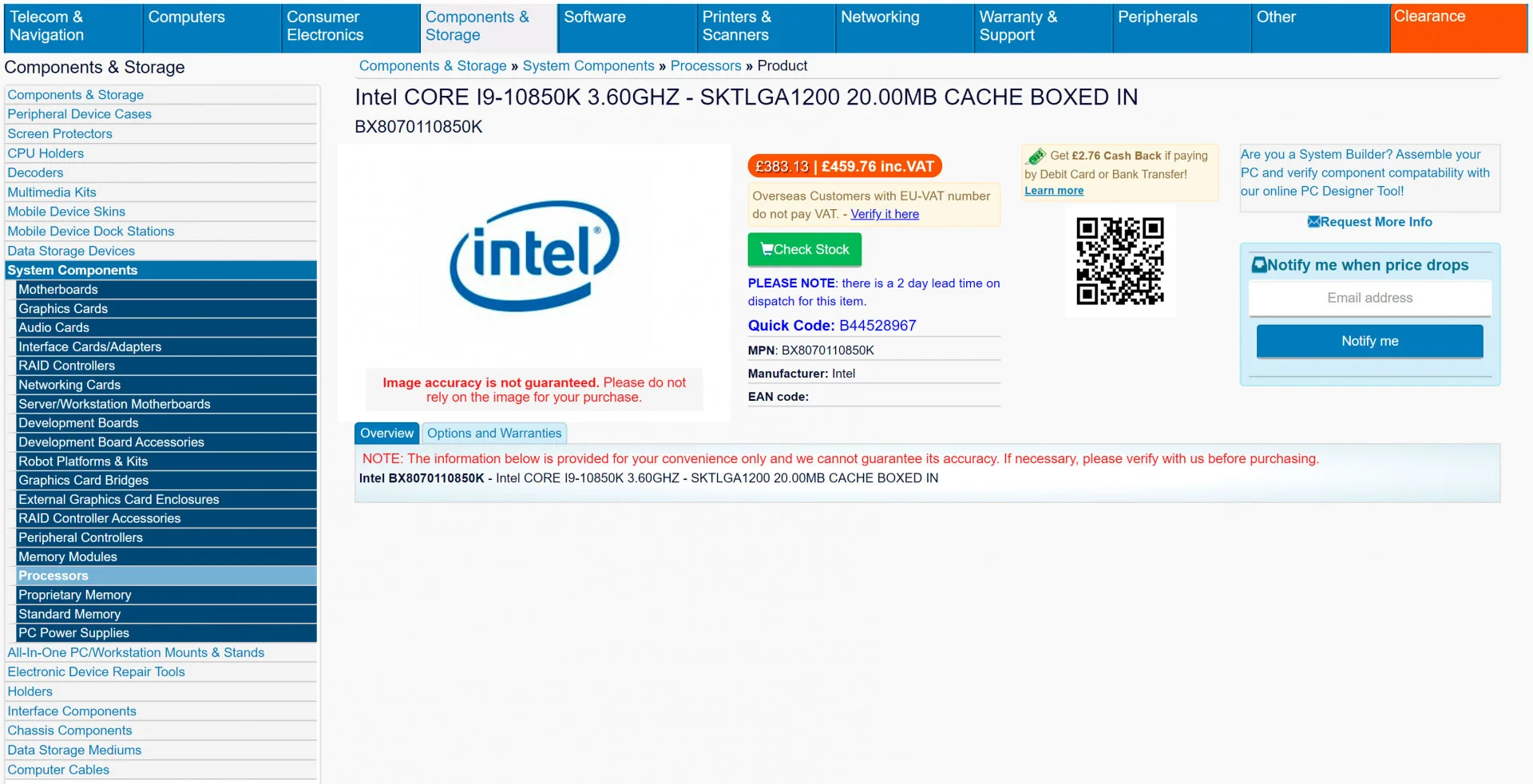 Стала известна розничная цена Intel Core i9-10850K в Европе - фото 1