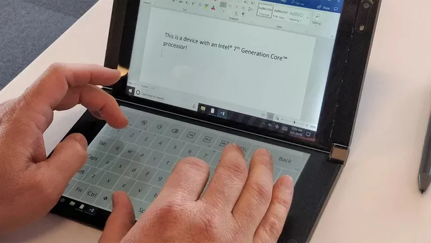 Intel привезла на Computex 2018 ноутбук без клавиатуры - фото 1