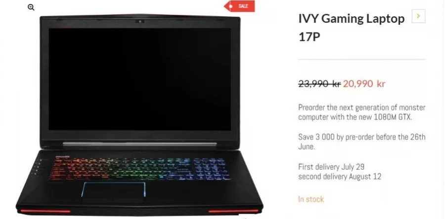 GeForce GTX 1080M