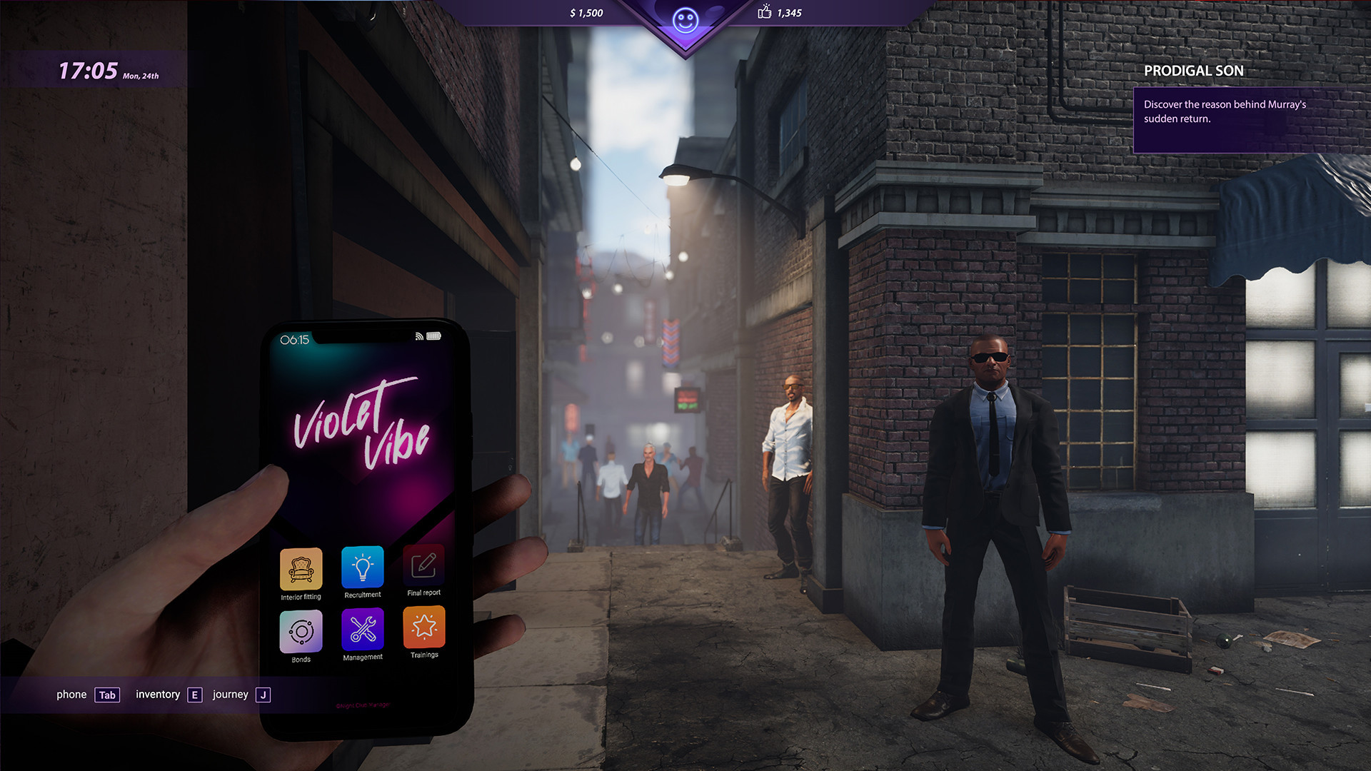 В первый трейлер Nightclub Manager: Violet Vibe вошло лишь несколько игровых кадров - изображение обложка