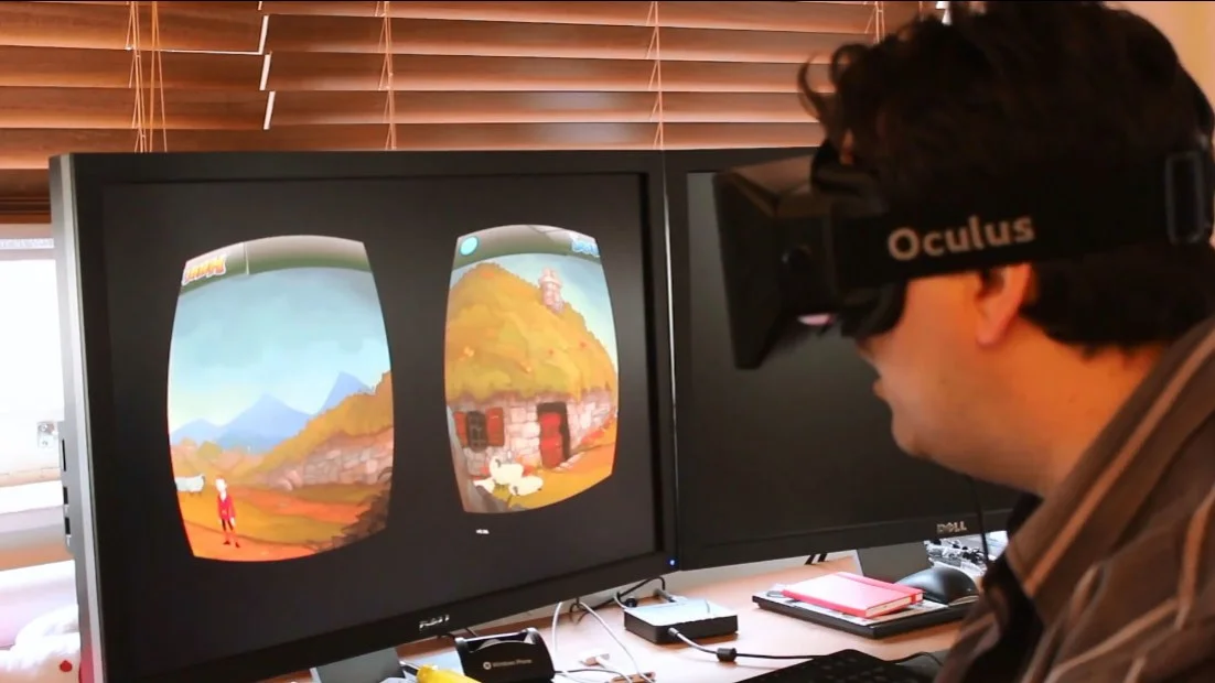 Виртуальный шлем Oculus Rift испытали на двухмерной игре - изображение обложка