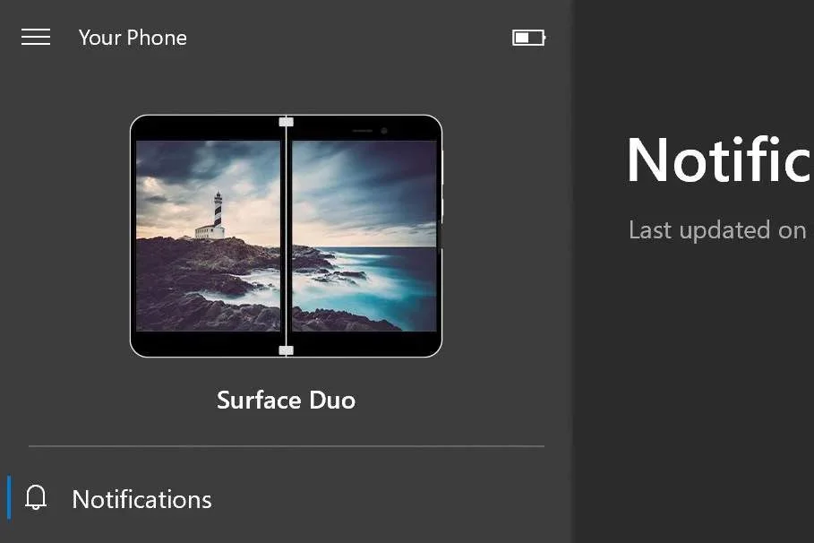 Приложение Your Phone поддерживает двухэкранный смартфон Surface Duo - фото 1