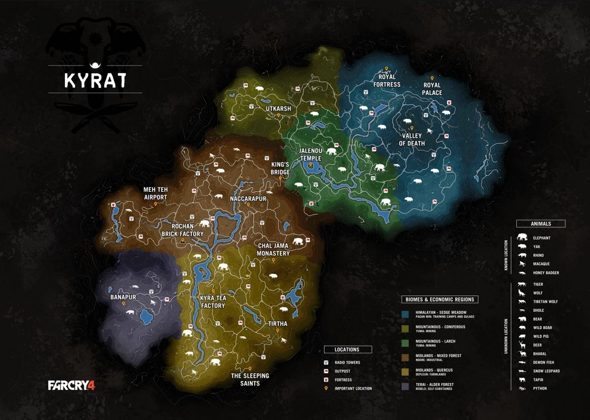 Ubisoft показала карту Кирата - фото 1