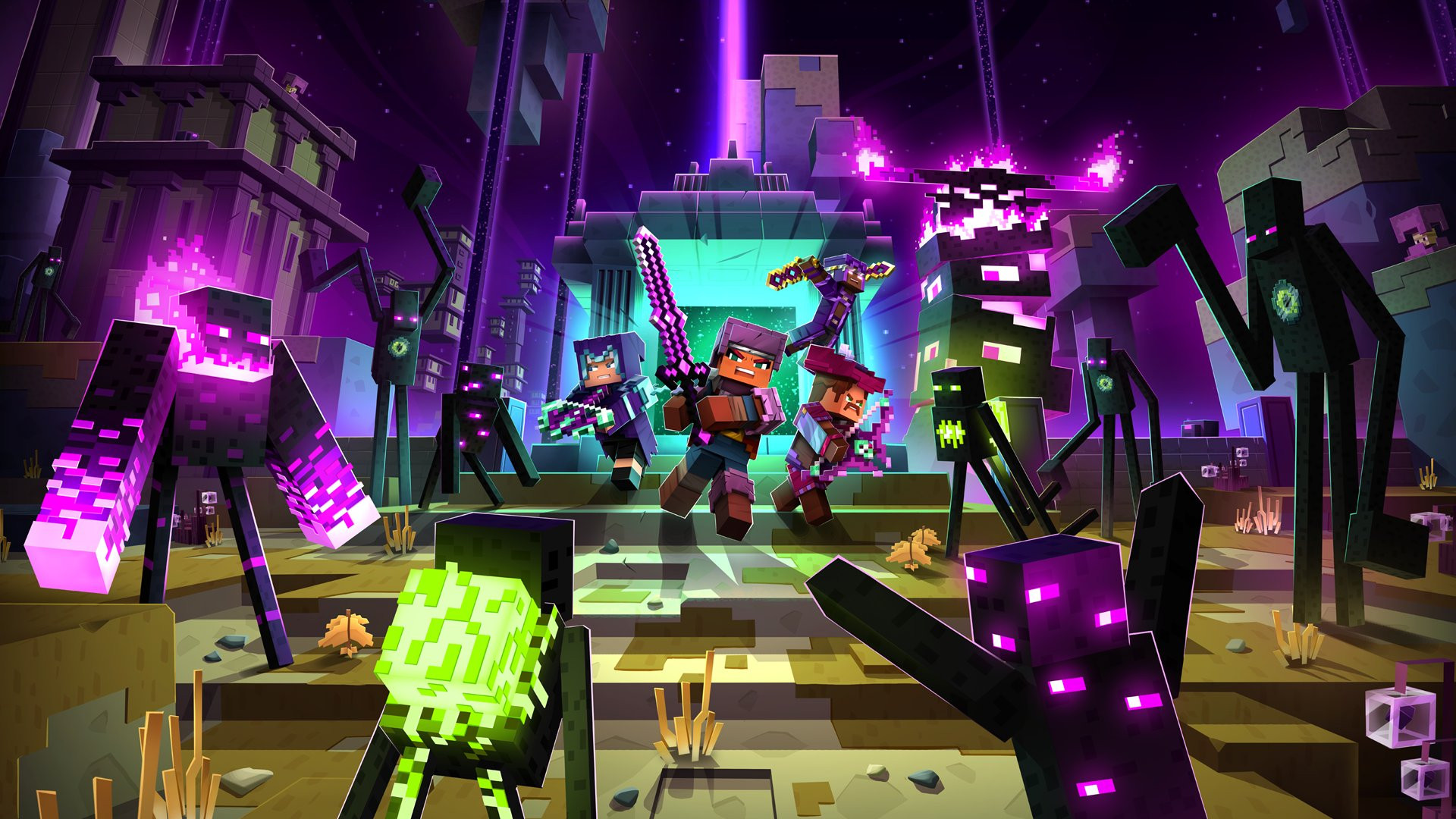 К Minecraft Dungeons выпускают дополнение Echoing Void - изображение обложка