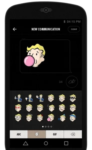 На смартфонах появился Fallout C.H.A.T. — набор emoji и стикеров - фото 1