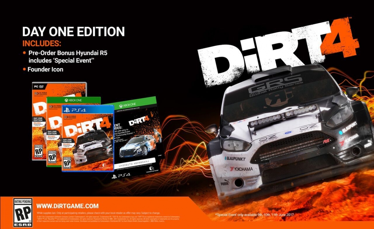 Авторы DiRT 4 представили новый трейлер - изображение 1 Авторы DiRT 4 представили новый трейлер - фото 1