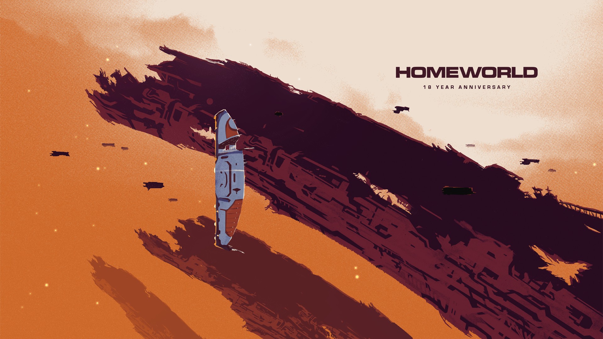 Relic Entertainment выпустила арт к восемнадцатилетию Homeworld - изображение обложка