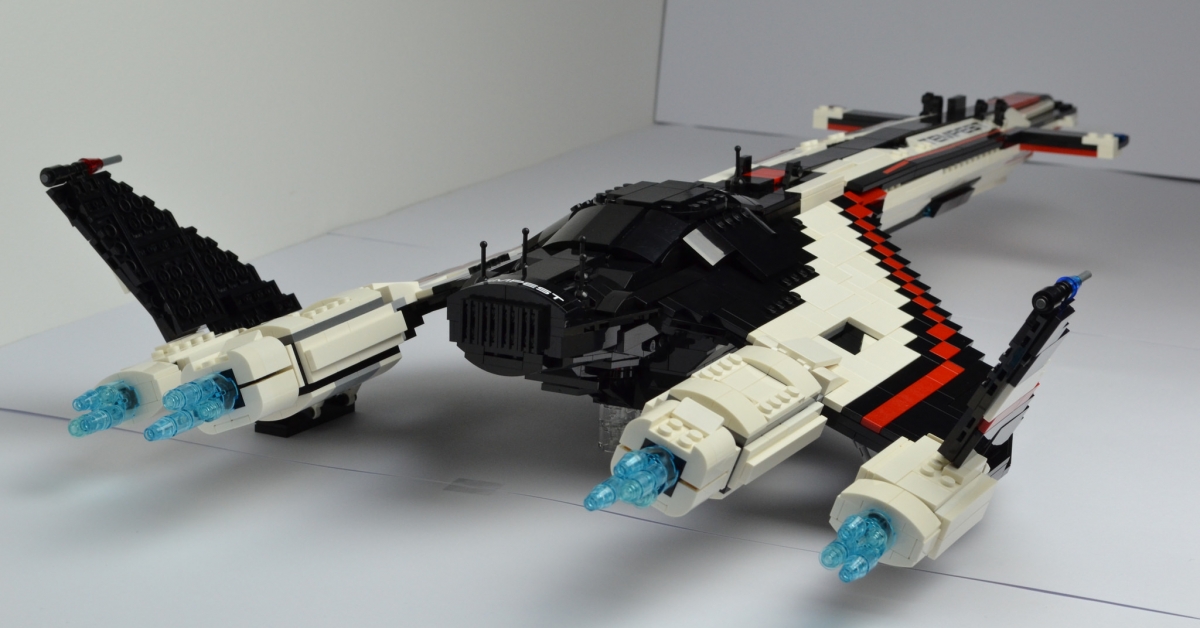 Энтузиаст собрал Lego-версию корабля «Буря» из Mass Effect: Andromeda - изображение 1 Энтузиаст собрал Lego-версию корабля «Буря» из Mass Effect: Andromeda - фото 1