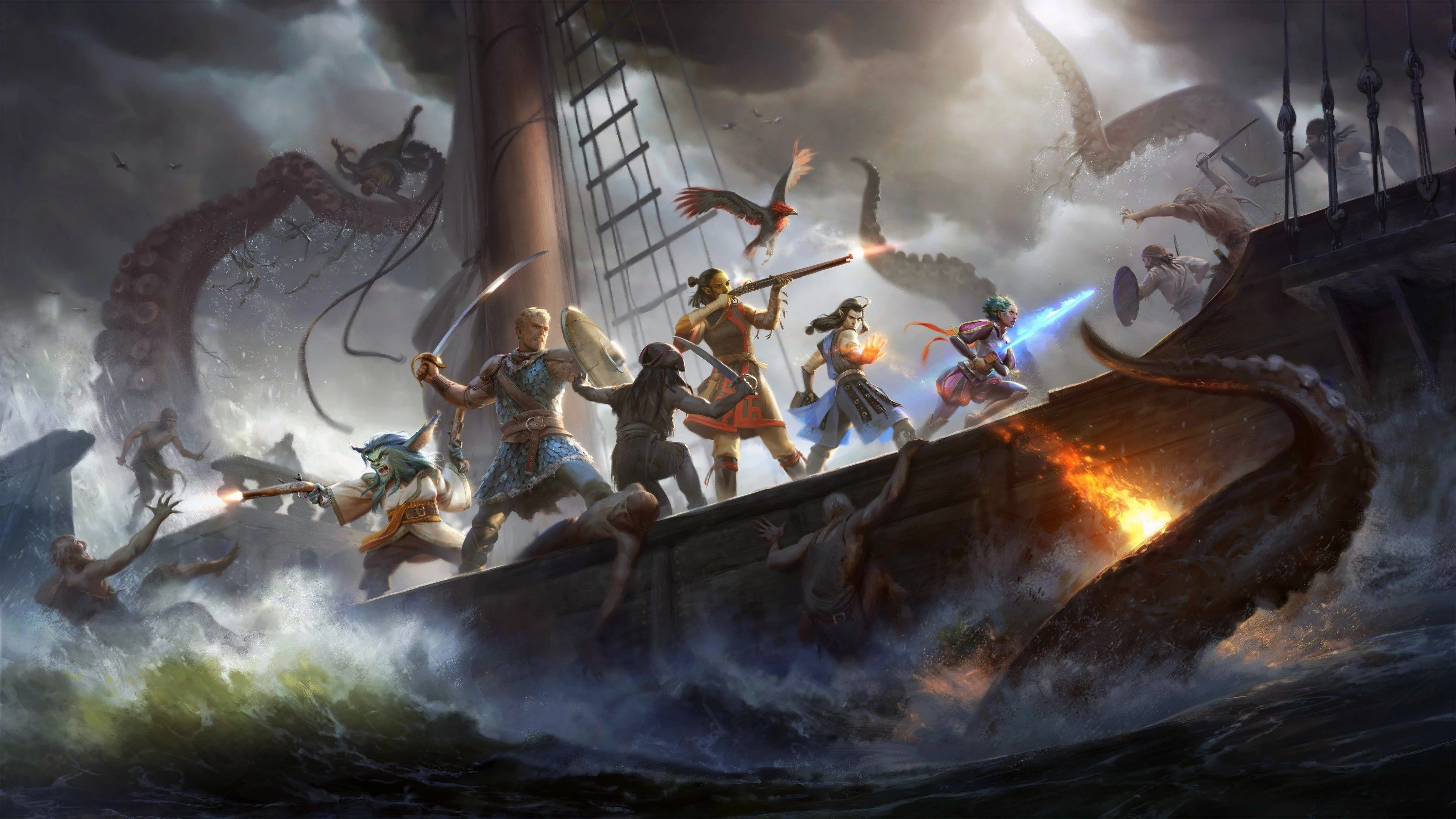 Игра eternity 2. Pillars of Eternity 2. Pillars of Eternity II: Deadfire. Pillars of Eternity II: Deadfire Obsidian Entertainment. Pillars of Eternity II Deadfire алебарда лорда Даррина.