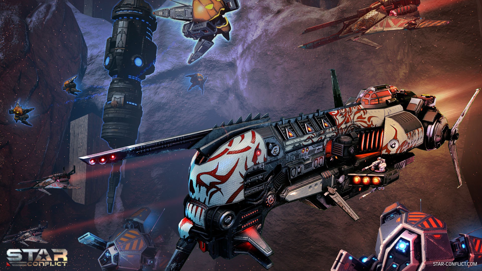 Корабль-призрак и тыквенные бомбы: в Star Conflict начался «Хэллоуин в космосе» - изображение 2 Корабль-призрак и тыквенные бомбы: в Star Conflict начался «Хэллоуин в космосе» - фото 2