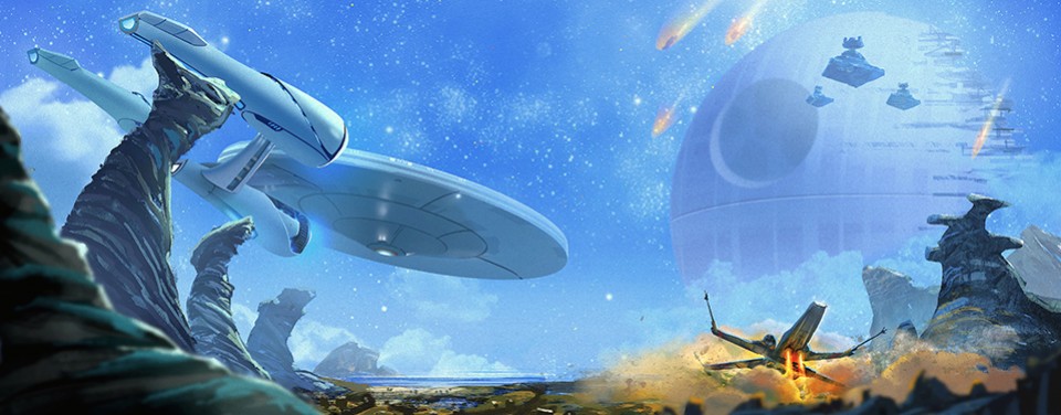 В любительском фильме Galactic Battles встретятся герои Halo, Star Trek, Mass Effect и Star Wars - изображение обложка