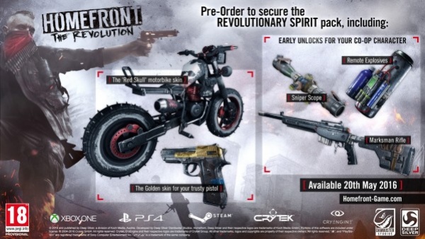 Разработчики Homefront: The Revolution рассказали о режиме Resistance Mode - изображение 1 Разработчики Homefront: The Revolution рассказали о режиме Resistance Mode - фото 1