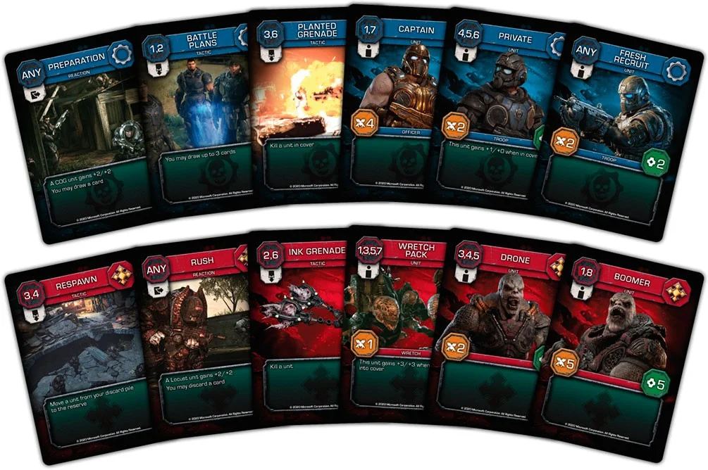 По мотивам Gears of War делают карточную игру Gears of War: The Card Game - фото 1