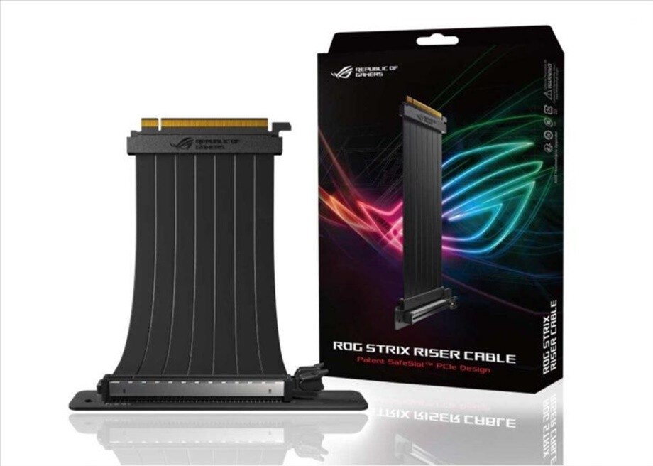 ASUS представила фирменный кабель ROG Strix Riser для видеокарт - изображение 1 ASUS представила фирменный кабель ROG Strix Riser для видеокарт - фото 1