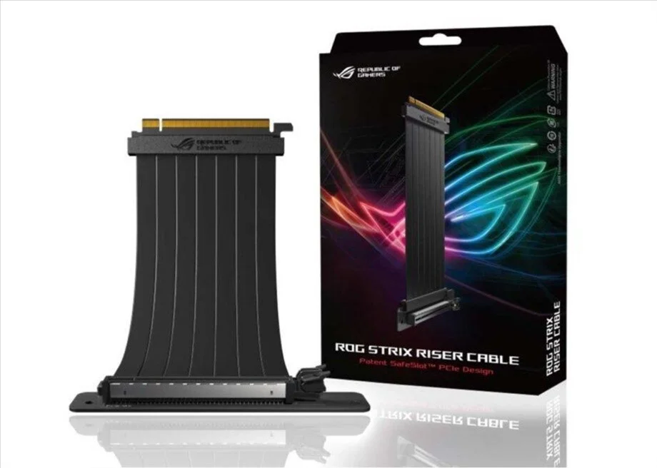 ASUS представила фирменный кабель ROG Strix Riser для видеокарт - изображение 1 ASUS представила фирменный кабель ROG Strix Riser для видеокарт - фото 1