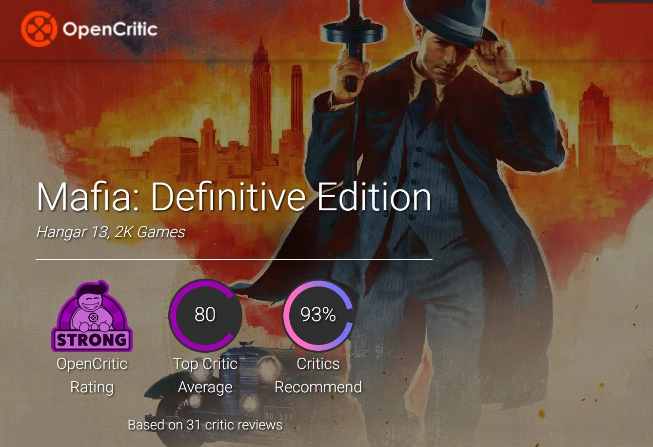 Ремейк с большой буквы: критики оценили Mafia The Definitive Edition - фото 1