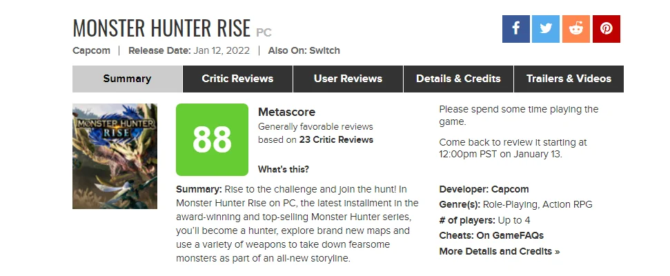 Monster Hunter Rise, бывший эксклюзив Nintendo Switch, теперь доступен и на PC - фото 1