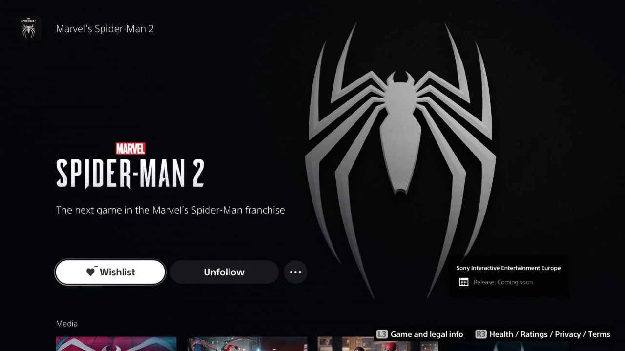 Сиквел «Человека-паука» уже можно добавить в список желаемого в PS Store - фото 1