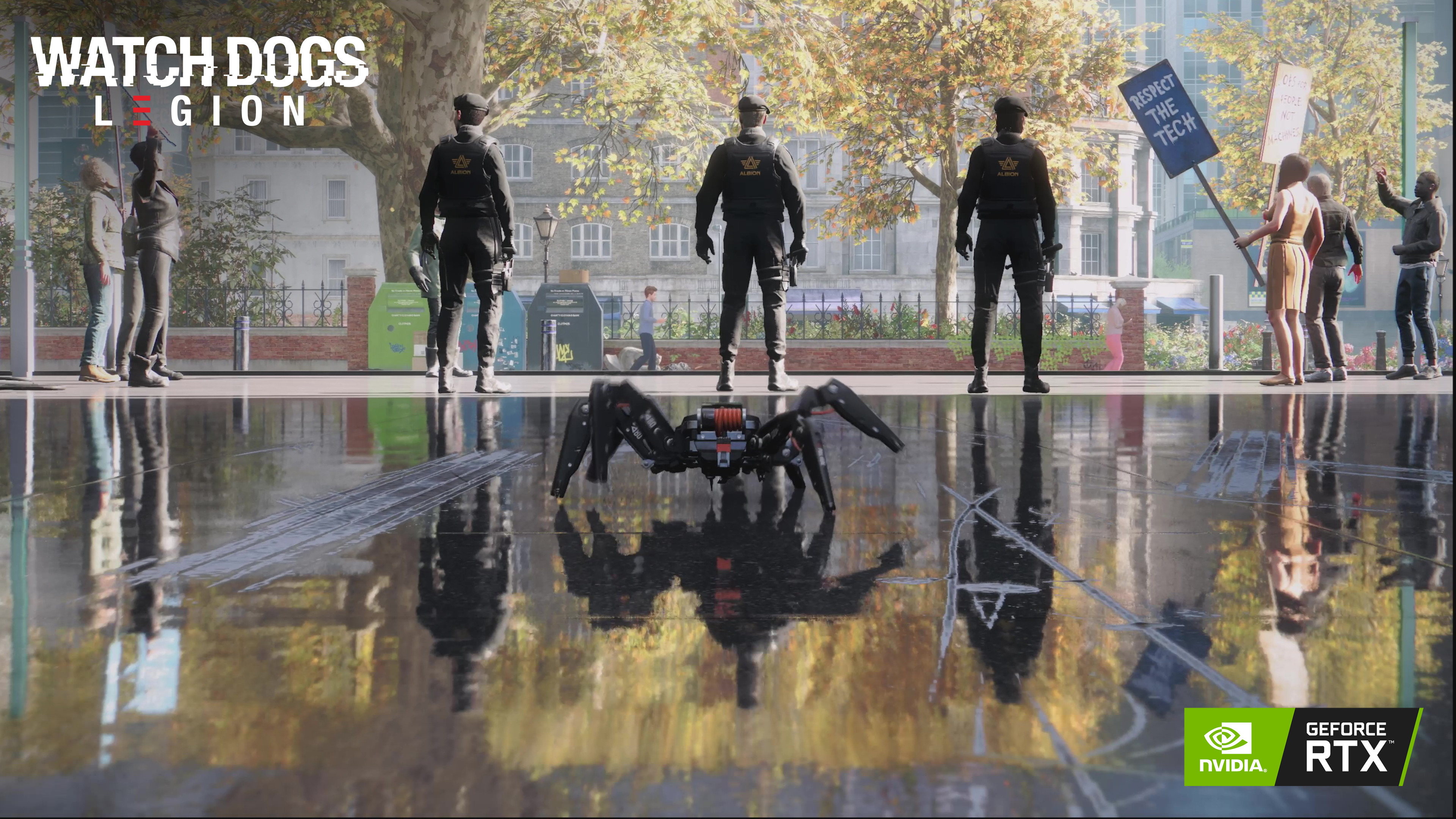 NVIDIA показала рейтрейсинг в Watch Dogs Legion на новых 4K-скриншотах - изображение обложка