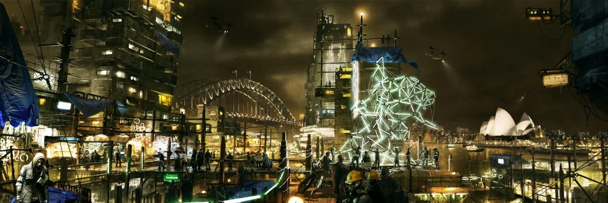 Авторы Deus Ex: Mankind Divided показали новый ролик и Москву будущего - фото 10