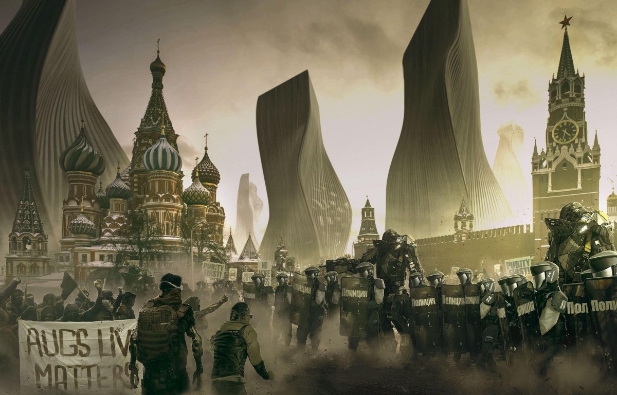 Авторы Deus Ex: Mankind Divided показали новый ролик и Москву будущего - фото 6