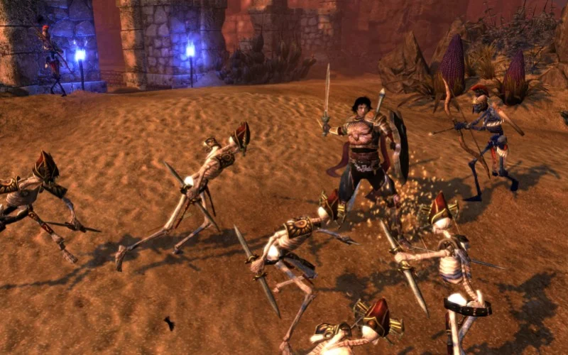 Герои Dungeon Siege 3 отправляются в пустыню - изображение обложка