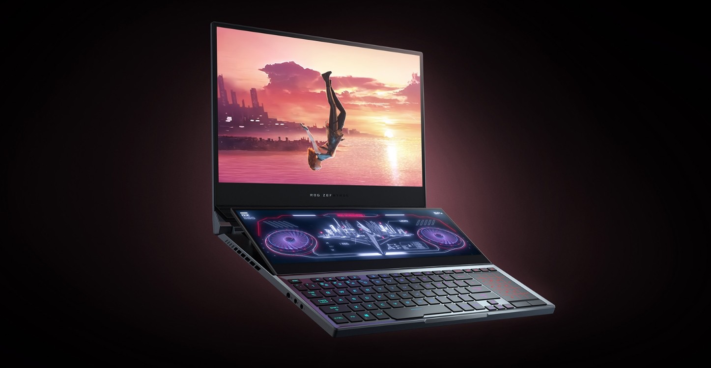 Представлен двухэкранный геймерский ноутбук ROG Zephyrus Duo 15 - изображение обложка