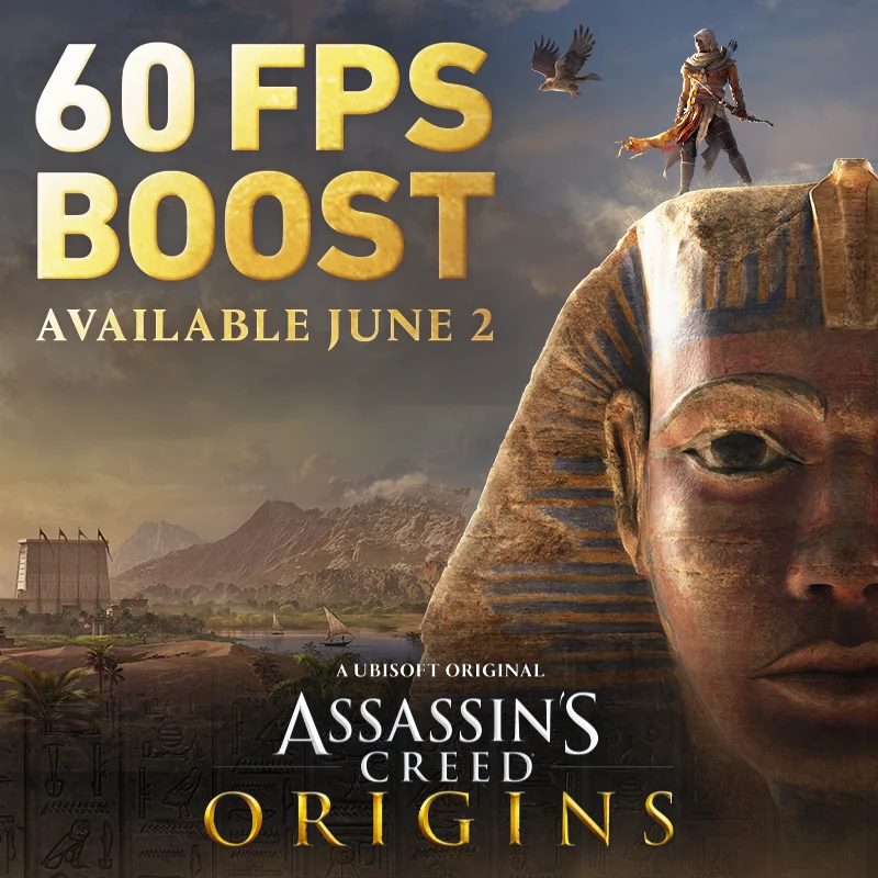 Поддержку 60 FPS в Assassin's Creed Origins на PS5 и Xbox Series добавят 2 июня - фото 1