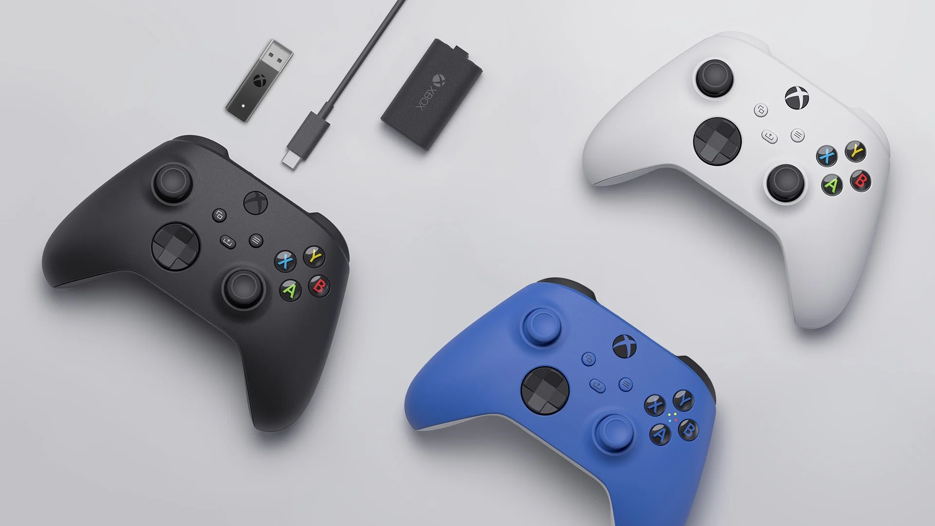 Microsoft показала новый сине-белый контроллер для Xbox One и Series X/S - фото 1