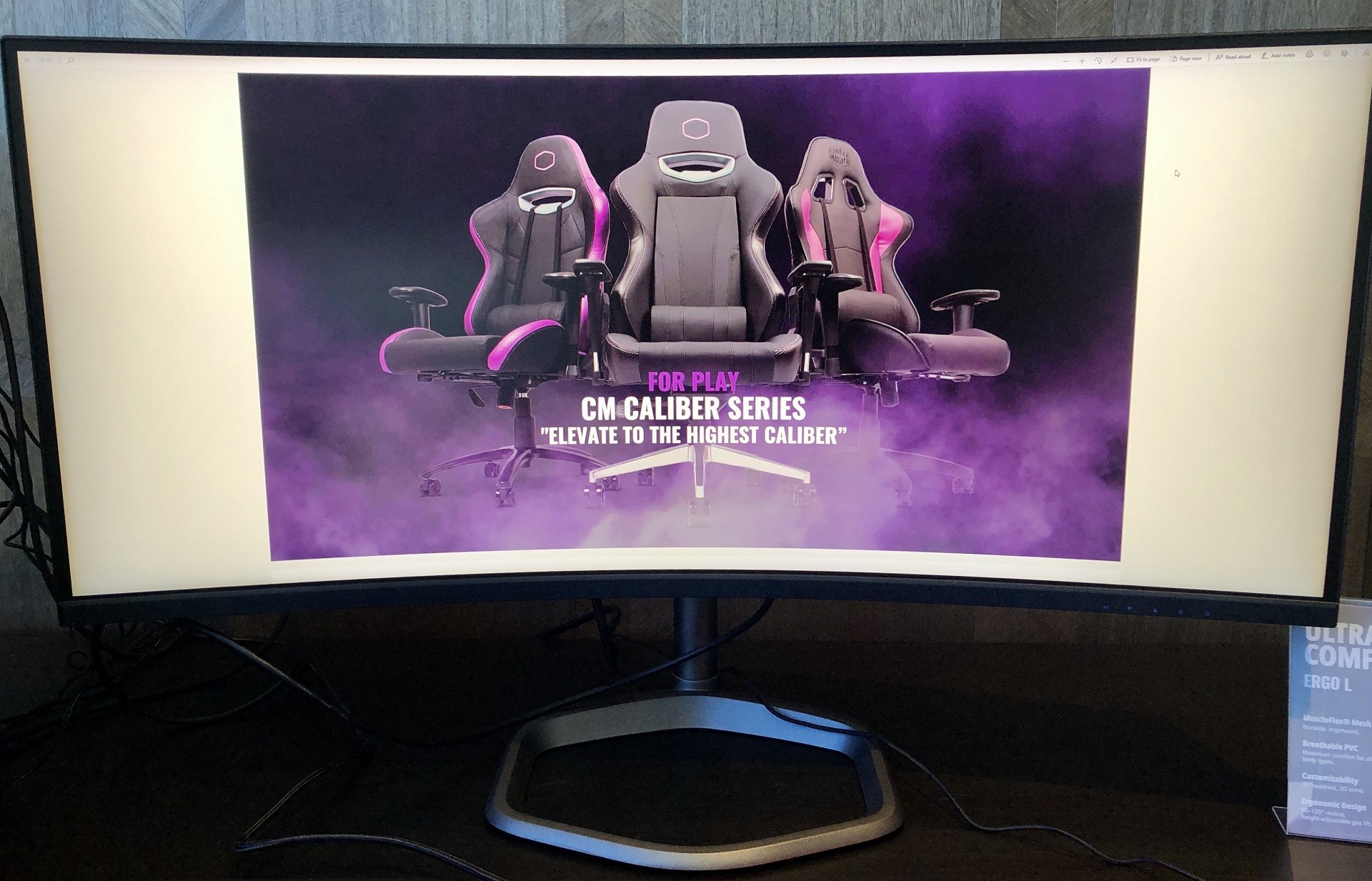 Представлены игровые мониторы Cooler Master GM27-CF и GM34-CW - изображение обложка