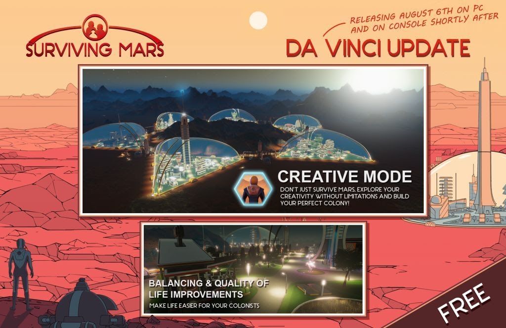 Разработчики Surviving Mars анонсировали новые бесплатные обновления - изображение 1 Разработчики Surviving Mars анонсировали новые бесплатные обновления - фото 1