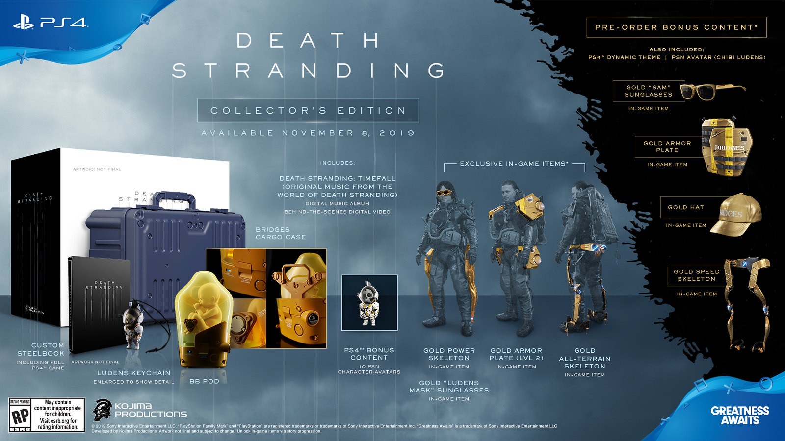 Sony представила специальное и коллекционное издания Death Stranding - изображение 1 Sony представила специальное и коллекционное издания Death Stranding - фото 1