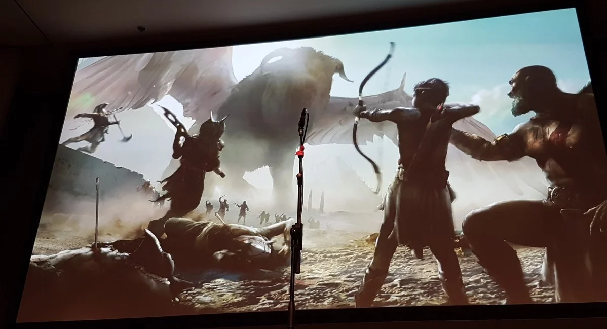 Авторы God of War (2018) показали ранний концепт игры в Египте - фото 1
