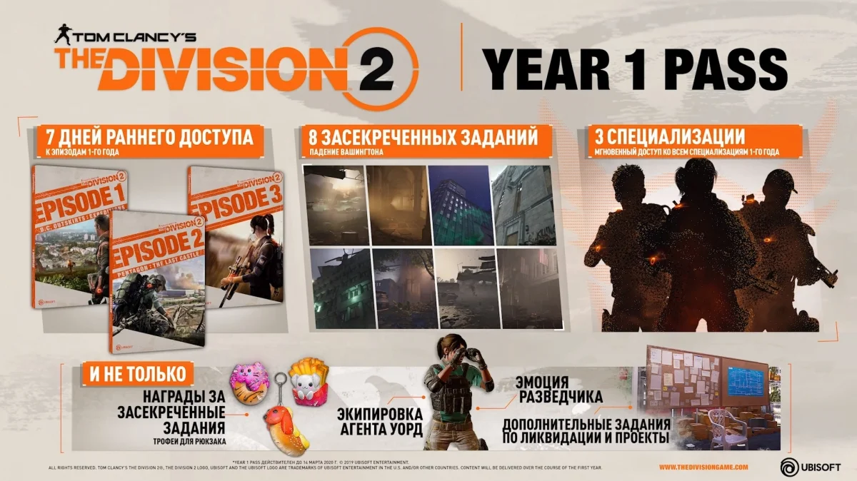 Ubisoft представила первый год поддержки The Division 2 - фото 2