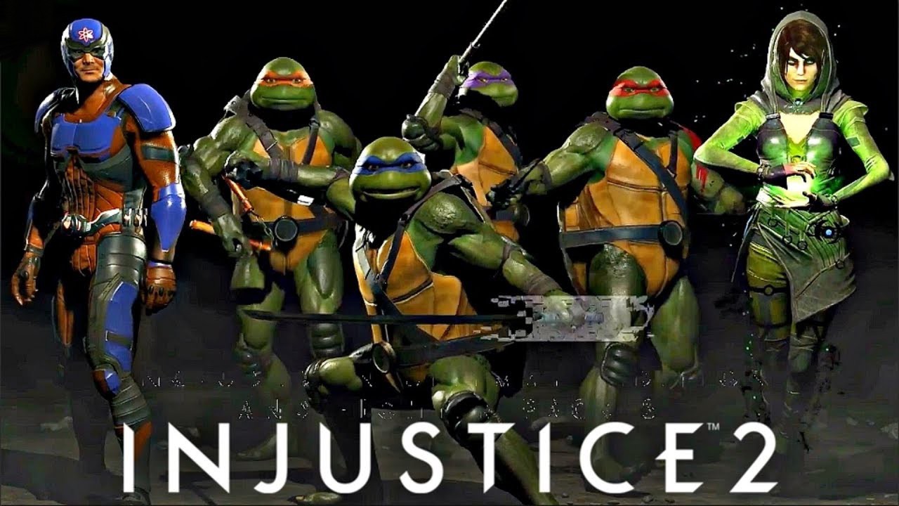 Черепашки, пицца и скейтборд: новый трейлер Injustice 2 - изображение обложка