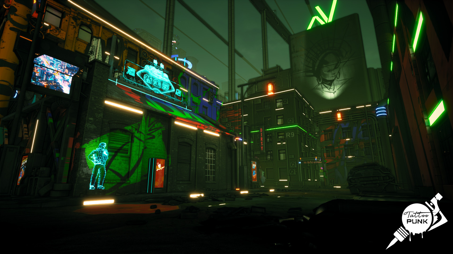 Панк не умер, уверены создатели симулятора Tattoo Punk, Cyber Rain Games - изображение обложка