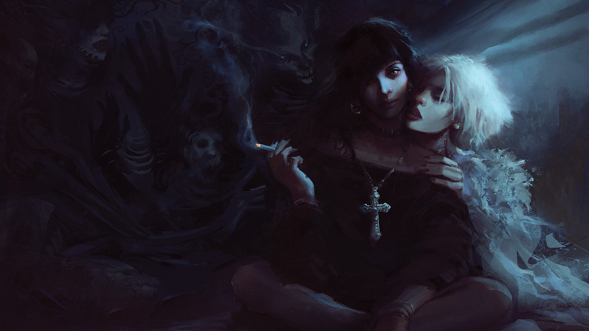 Визуальная новелла Vampire: The Masquerade — Shadows of New York выйдет 10 сентября - изображение обложка