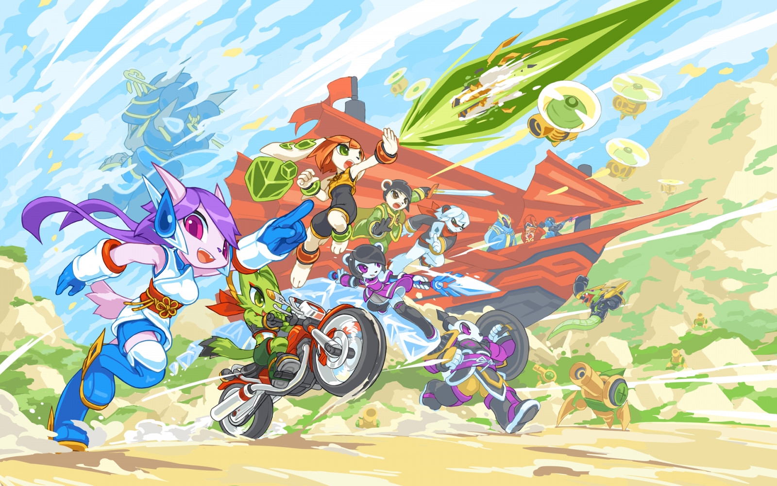 Разработчики Freedom Planet 2 обновили трейлер двухлетней давности - изображение обложка
